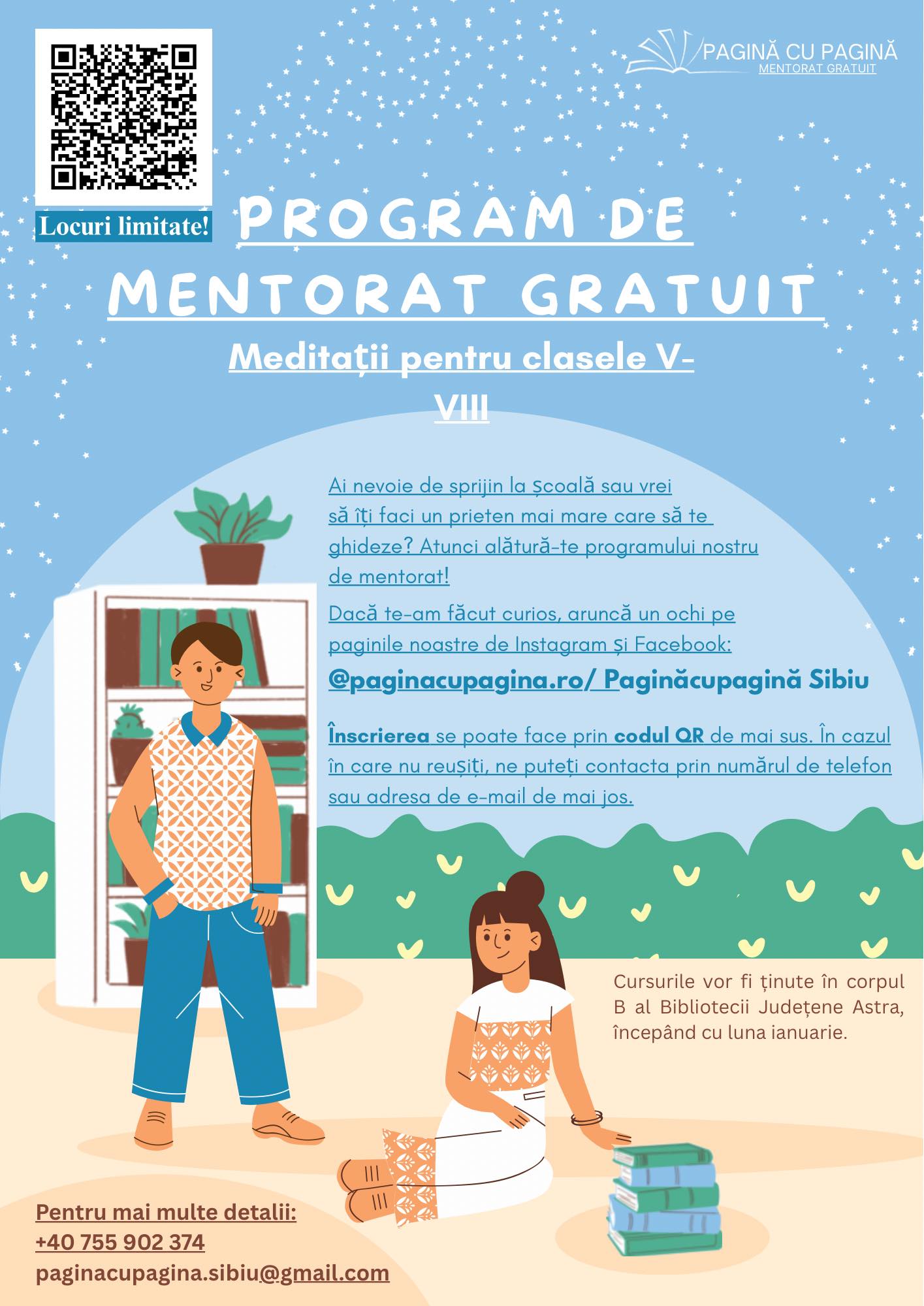 12 liceeni din Sibiu lansează un program gratuit de meditații pentru elevii de gimnaziu: „Încercăm să schimbăm șansele copiilor în sistemul nostru educațional”