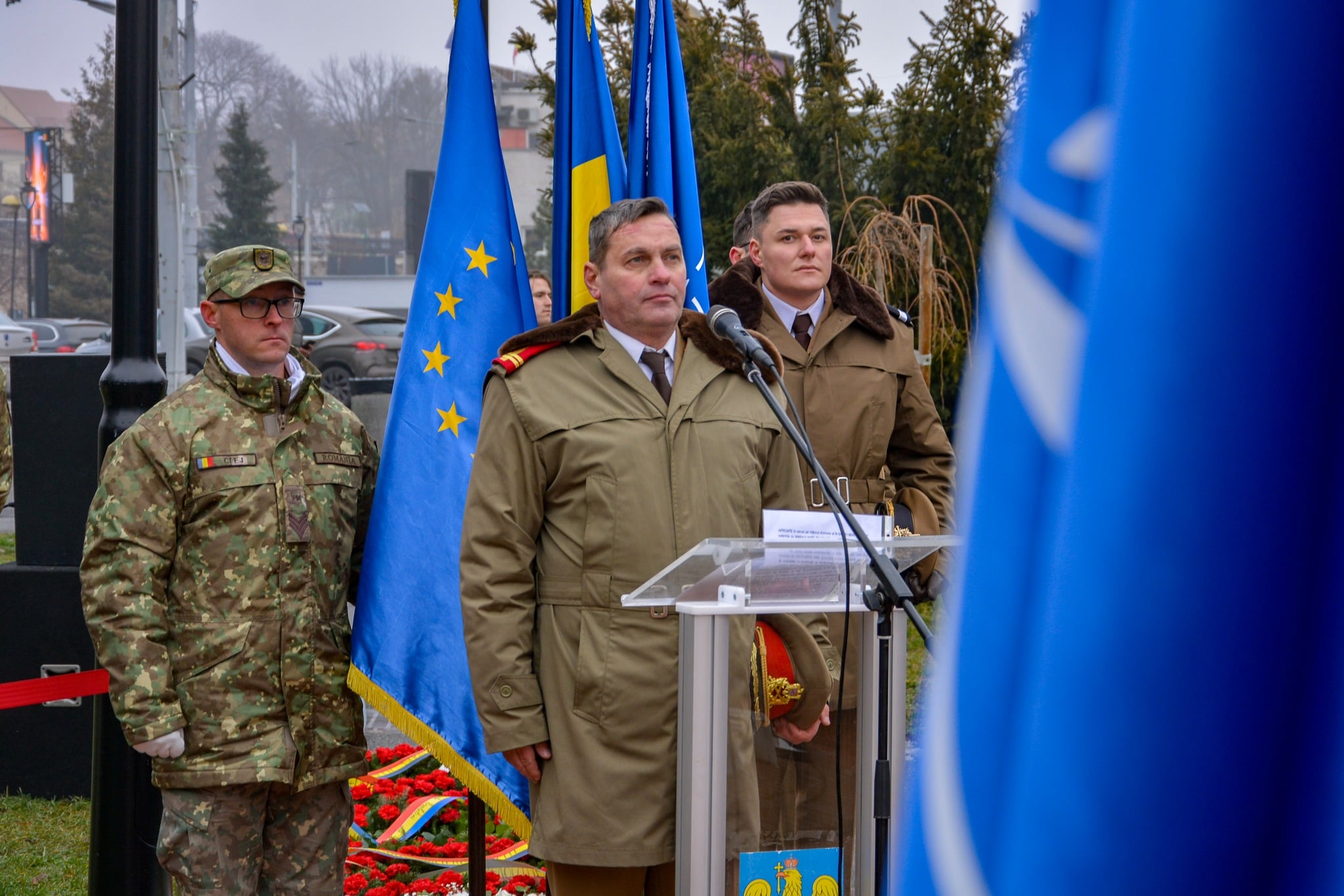Comemorarea Revoluției din 1989, la Sibiu. Lt. col. Ralea despre eroi: „Ei și-au dorit o lume mai bună, nu lipsită de umanitate, nu dezbinată, nu răutăcioasă sau invidioasă”
