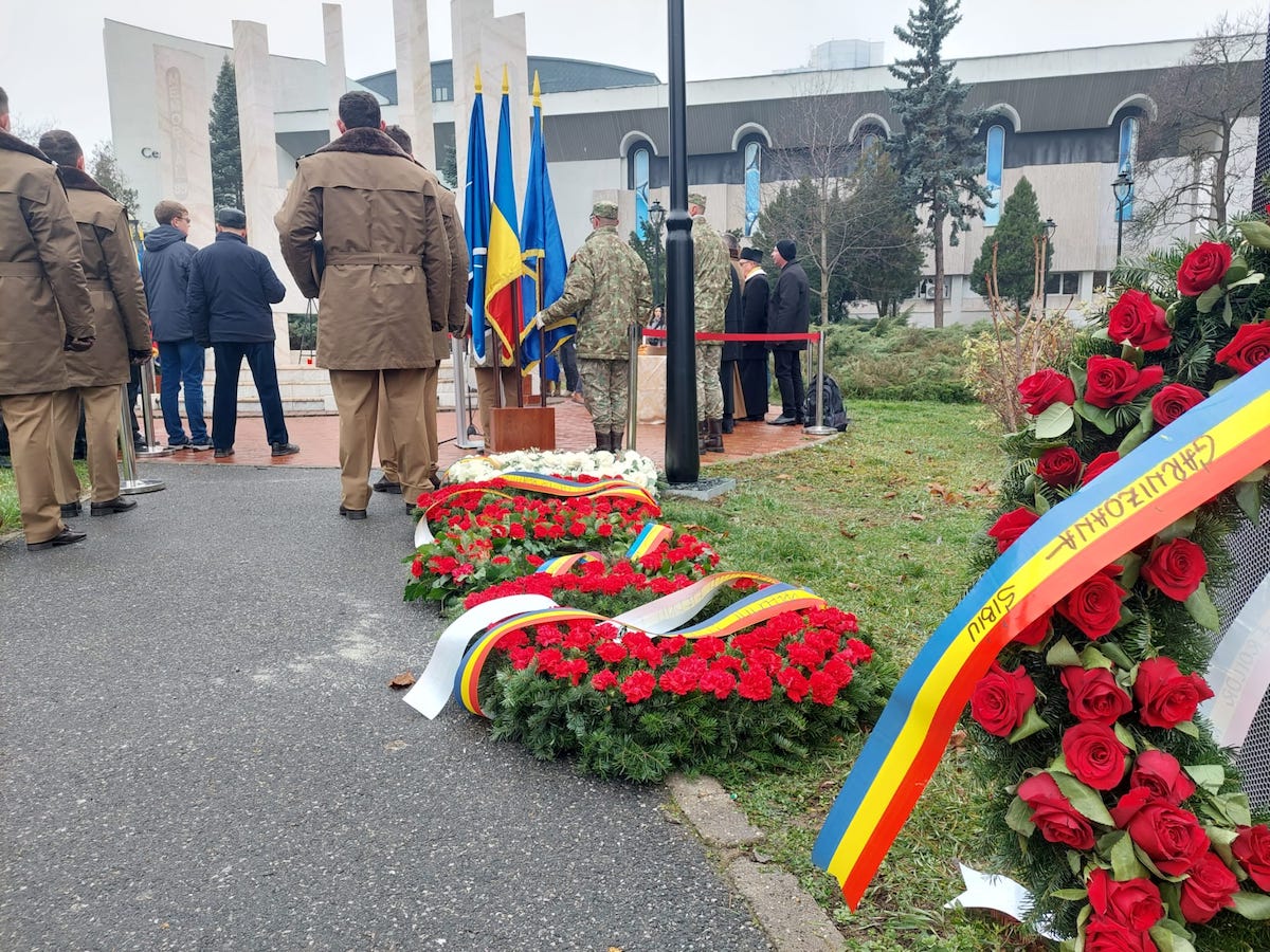 Comemorarea Revoluției din 1989, la Sibiu. Lt. col. Ralea despre eroi: „Ei și-au dorit o lume mai bună, nu lipsită de umanitate, nu dezbinată, nu răutăcioasă sau invidioasă”
