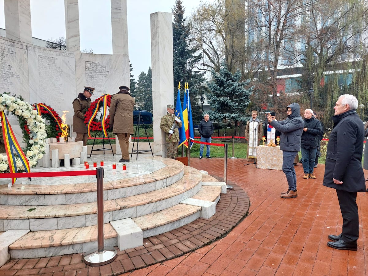 Comemorarea Revoluției din 1989, la Sibiu. Lt. col. Ralea despre eroi: „Ei și-au dorit o lume mai bună, nu lipsită de umanitate, nu dezbinată, nu răutăcioasă sau invidioasă”