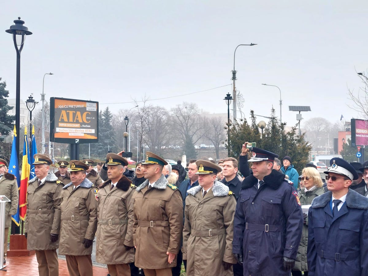 Comemorarea Revoluției din 1989, la Sibiu. Lt. col. Ralea despre eroi: „Ei și-au dorit o lume mai bună, nu lipsită de umanitate, nu dezbinată, nu răutăcioasă sau invidioasă”