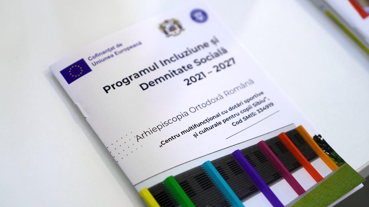 Peste 12 milioane de lei pentru un centru multifuncțional destinat copiilor, construit de Arhiepiscopia Sibiului