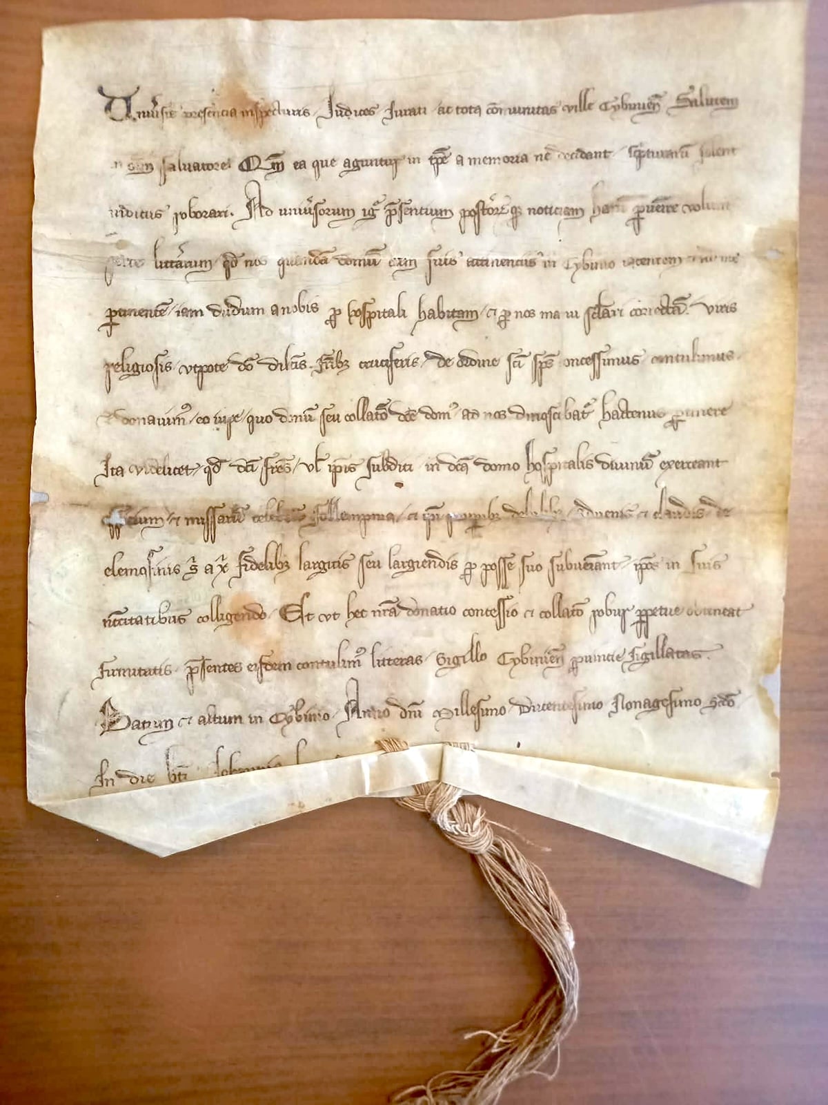 Cel mai vechi document din spațiul românesc, emis la Sibiu în 1292