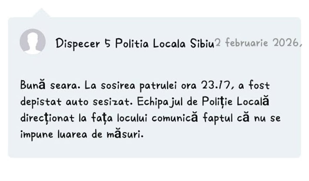 Sesizările unui sibian au dat roade: Primăria obligă Poliția locală să-i amendeze pe cei care parchează într-o intersecție