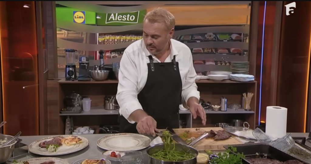Arnold Klingeis a participat la Chefi la Cuțite/Foto: Printscreen video