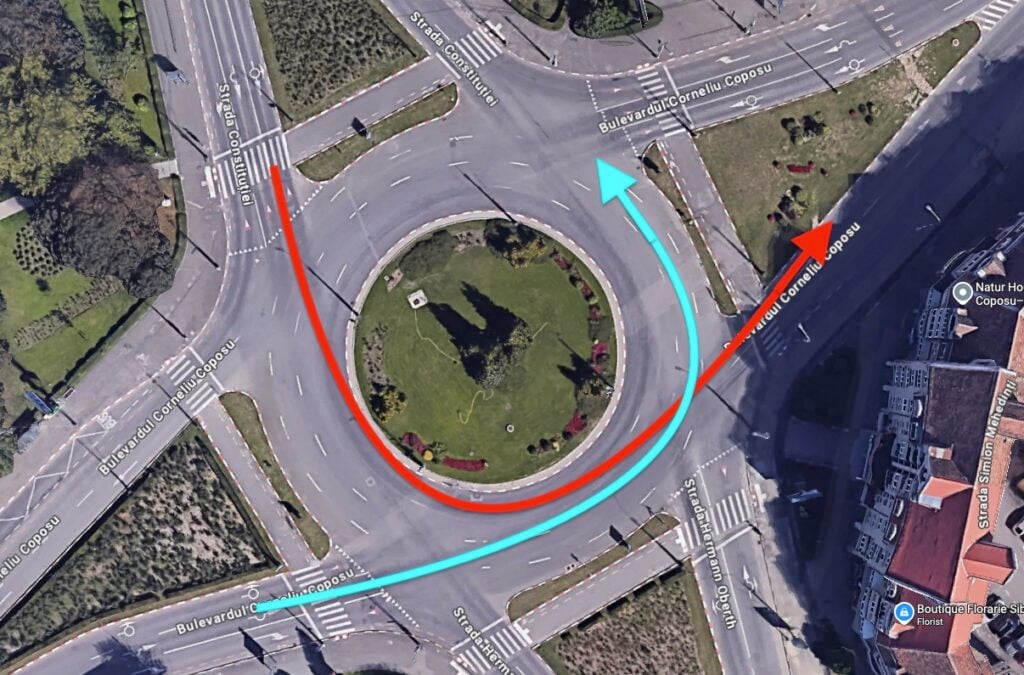 sens giratoriu sibiu