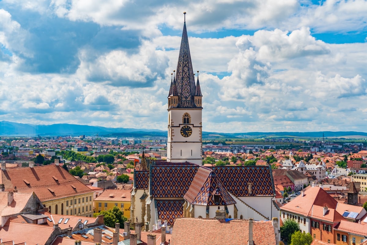 The Lutheran Cathedral of Saint Mary in Sibiu, Transylvania, Romania