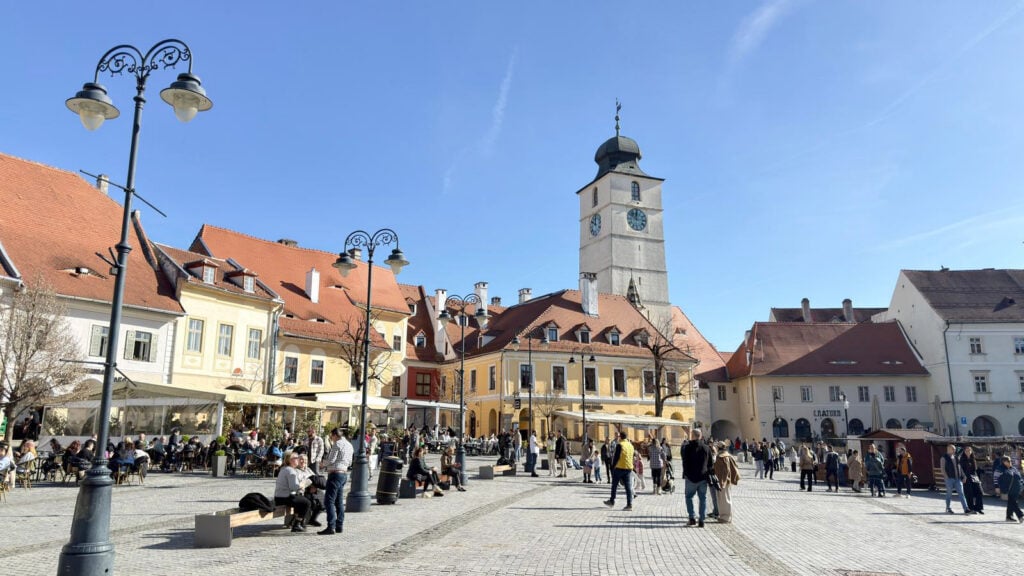 Vreme frumoasa joi, la Sibiu/Foto: Arhiva turnulsfatului.ro