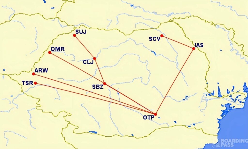 După ce a fost adusă la București cu avionul, Lumina Sfântă a fost împărțită eparhiilor din țară tot cu avionul. Sursa foto: BoardingPass