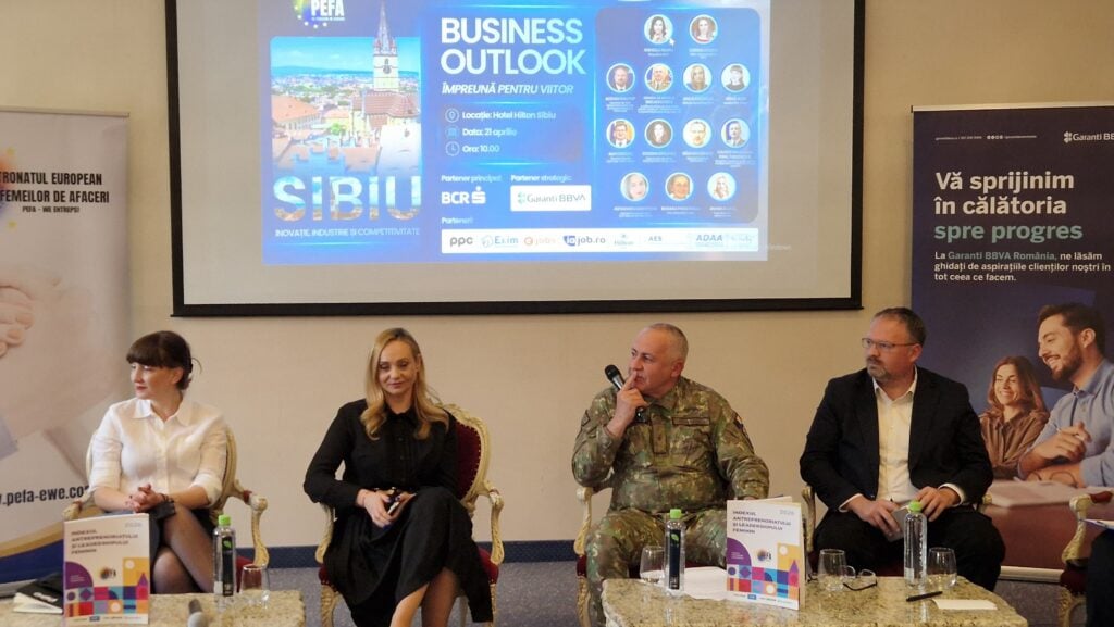 Conferința organizată de Patronatul European al Femeilor de Afaceri. Foto: Turnulsfatului.ro