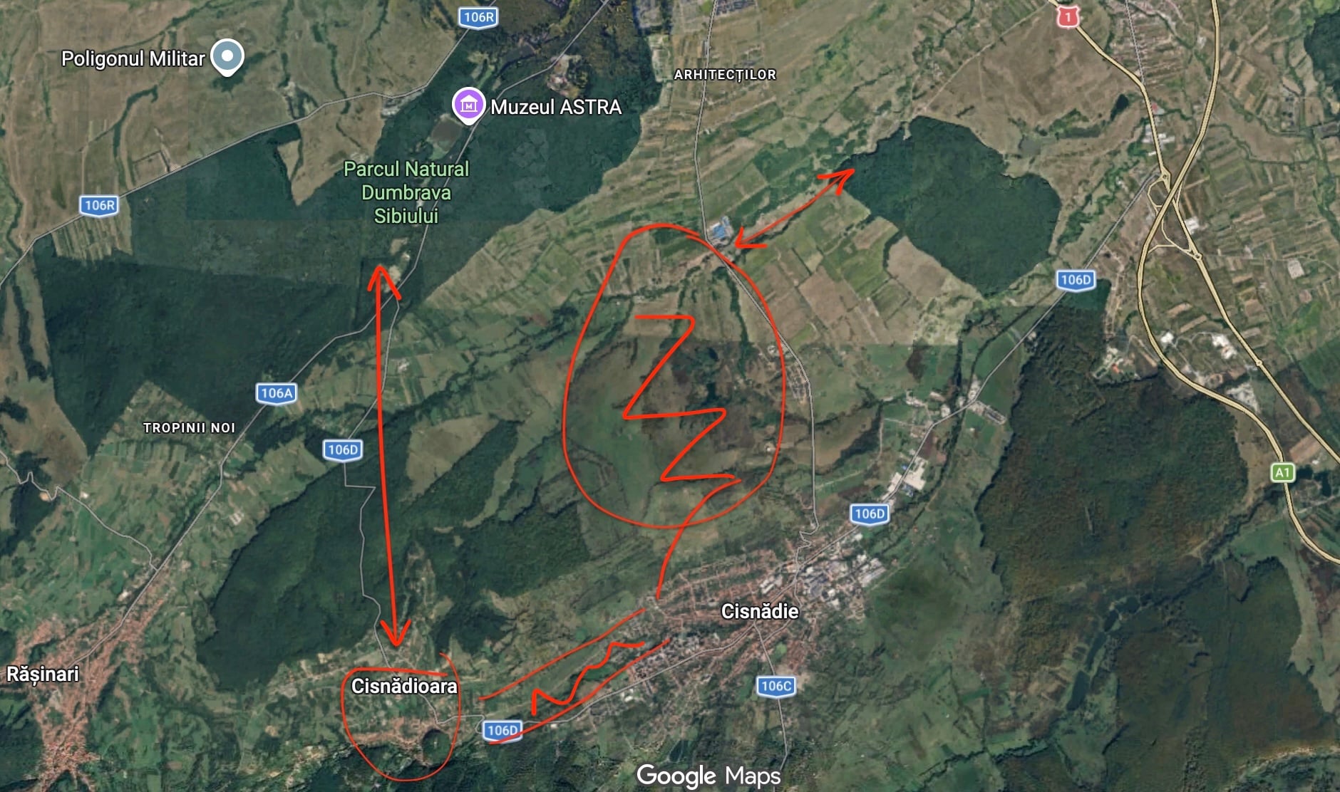 Sursa foto: Captură Google Maps