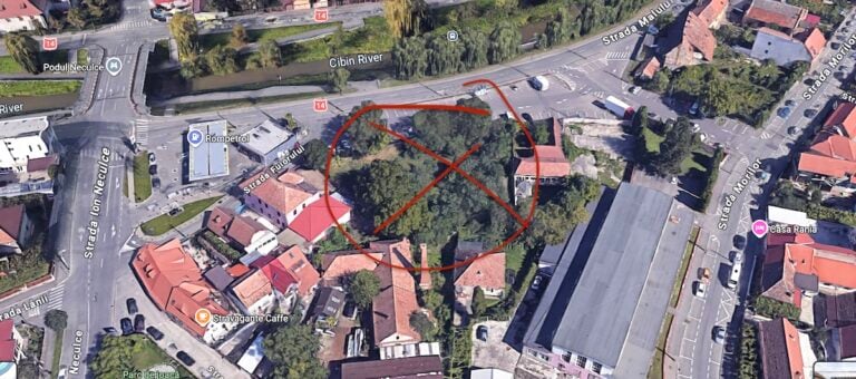 Zona unde ar urma să fie ridicat noul bloc. Foto: Google Maps