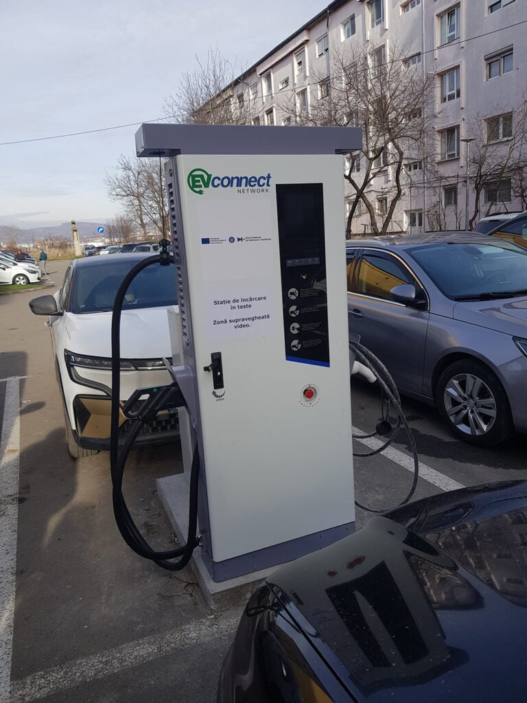 Stație încărcare Ștefan cel Mare, foto Primăria SIbiu