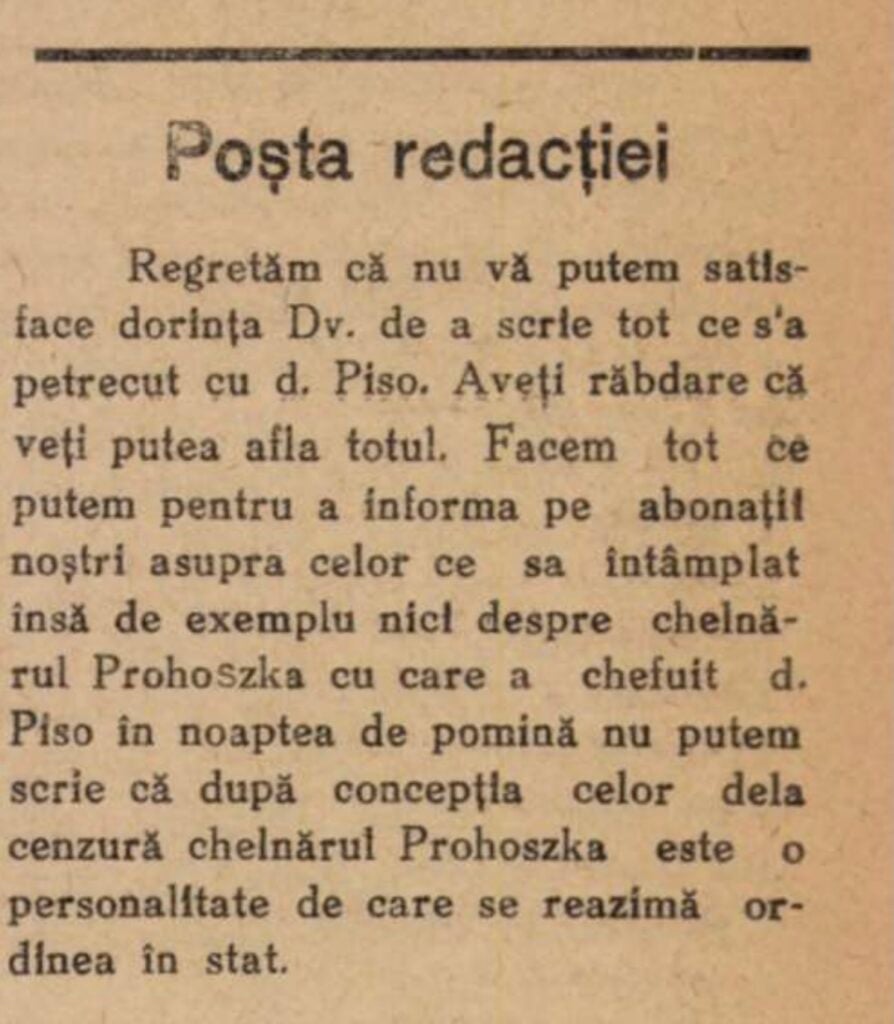 Ziarul Acțiunea. Sursa foto: Arcanum / Turnul Sfatului