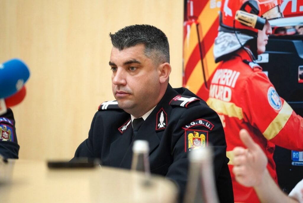 Locotenent-Colonel Anastasiu Laurențiu – Inspector șef al ISU Sibiu. Sursa foto: ISU Sibiu