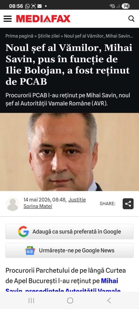 SEF VAMA publicitate FOTO PSD
