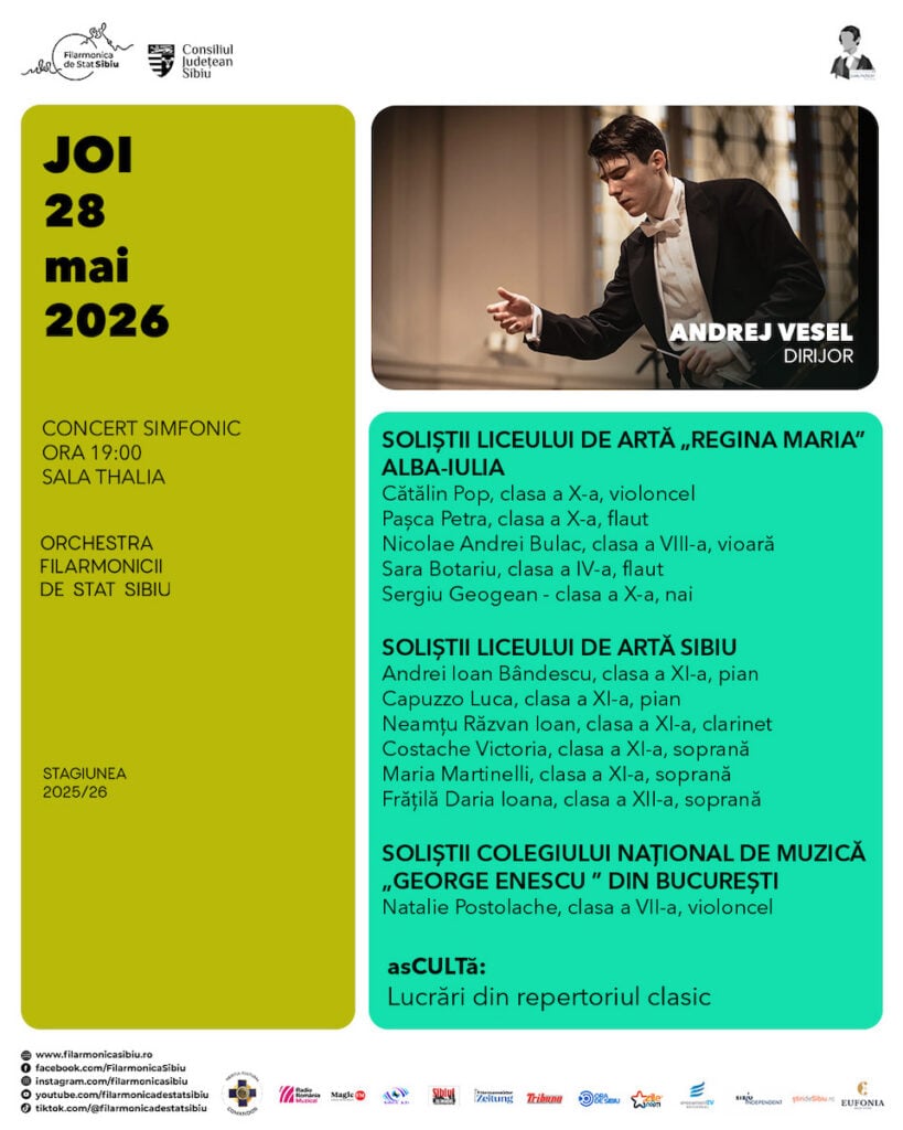 concert filarmonica publicitate