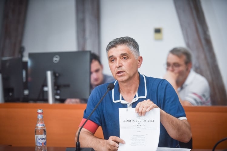 Marius Vecerdea, organizatorul turneului de tenis Sibiu Open, a arătat că proiectul său a fost declarat neeligibil în baza unei prevederi de lege anulată în instanță. Foto: Silvana Armat / turnulsfatului.ro