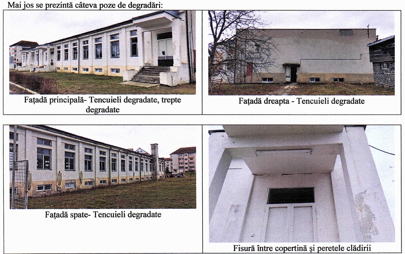 Foto: captură din Expertiza tehnică în care e prezentată starea clădirii