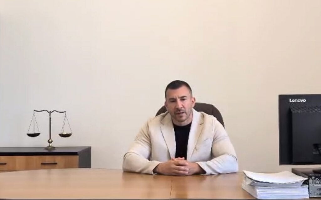 Valentin Florescu, procuror în cadrul Parchetului de pe lângă Tribunalul Sibiu. Sursa foto: captură video