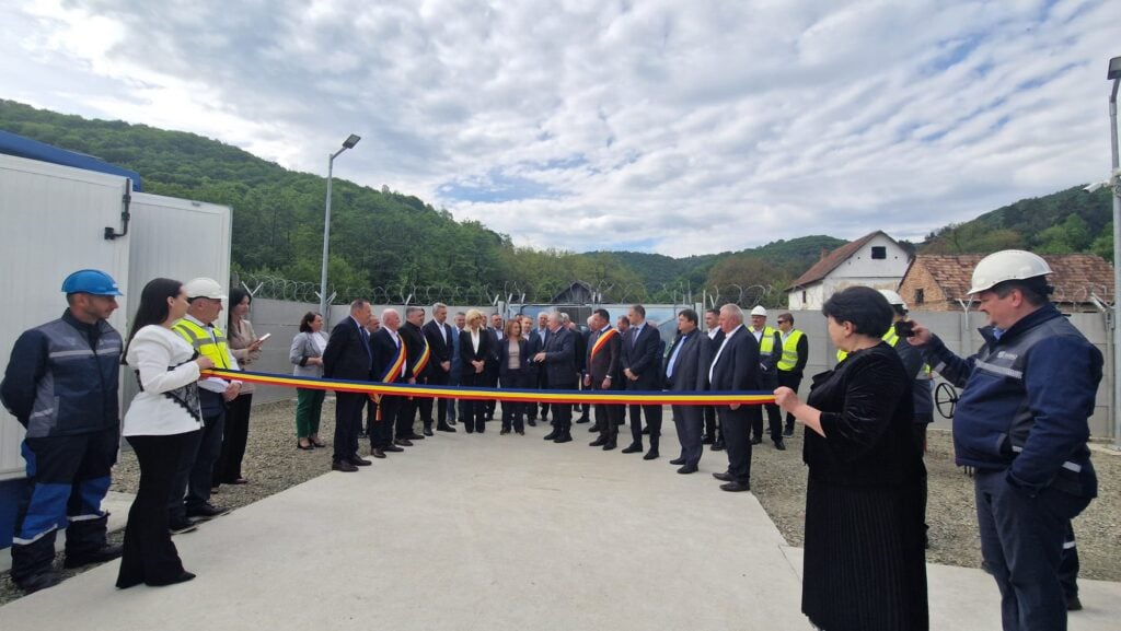 Ion Sterian, directorul Transgaz, la inaugurarea stației SRM de la Tilișca