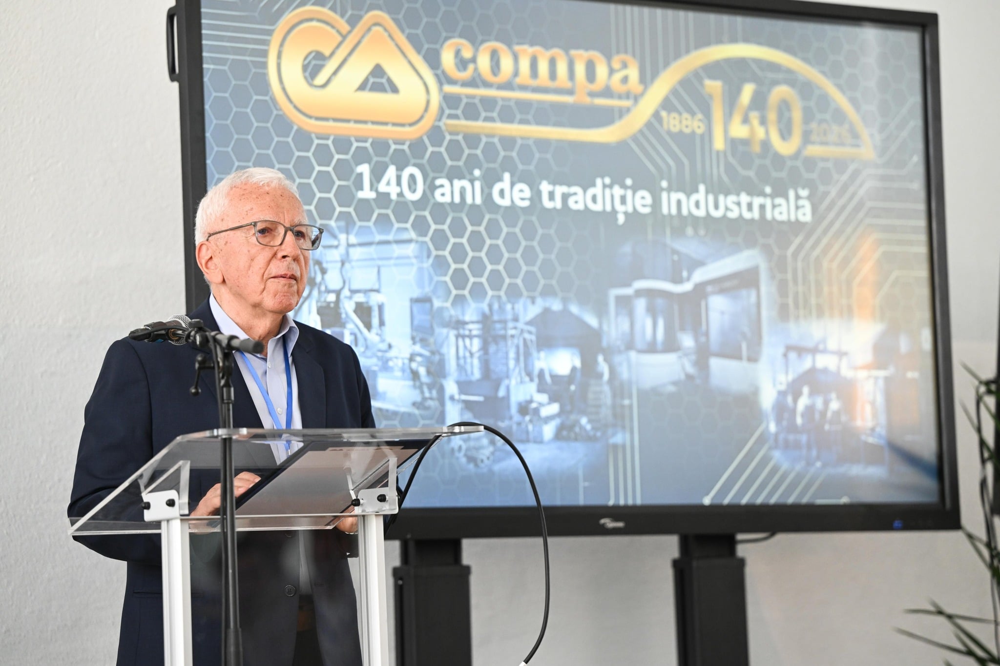 Ioan Deac, în prezent președinte al Consiliului de Administrație al Compa SA. Sursa foto: Primăria Sibiu