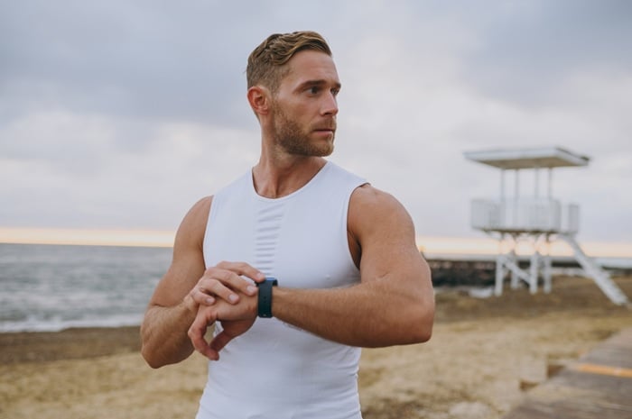 Young,Attractive,Strong,Sporty,Athletic,Toned,Fit,Sportsman,Man,Wear