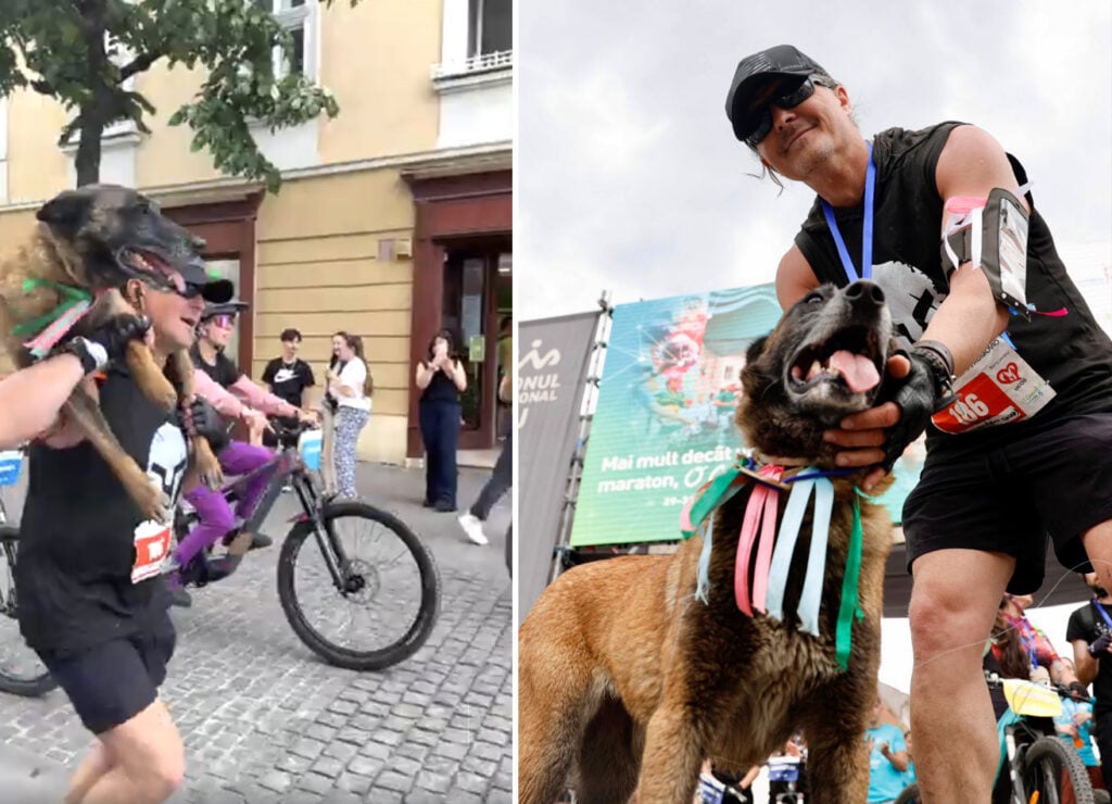 Foto Captură video/Gina Ștef/maraton Sibiu