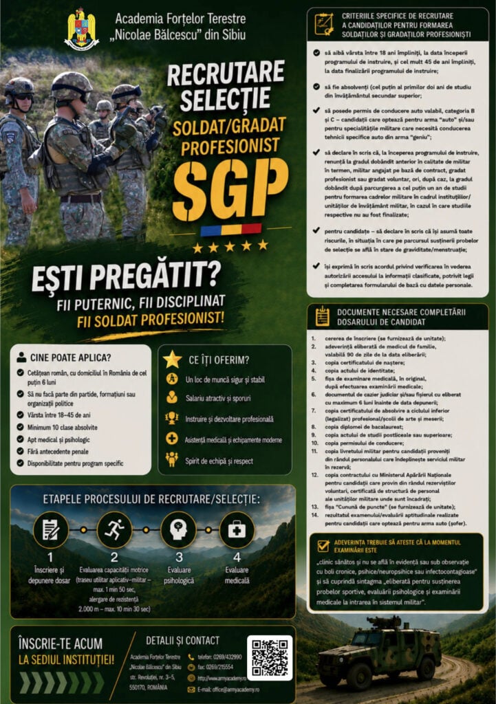 Recrutare SGP la AFT (1)