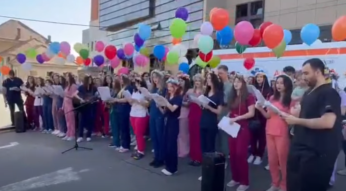Foto: captură video Spital Județean Sibiu