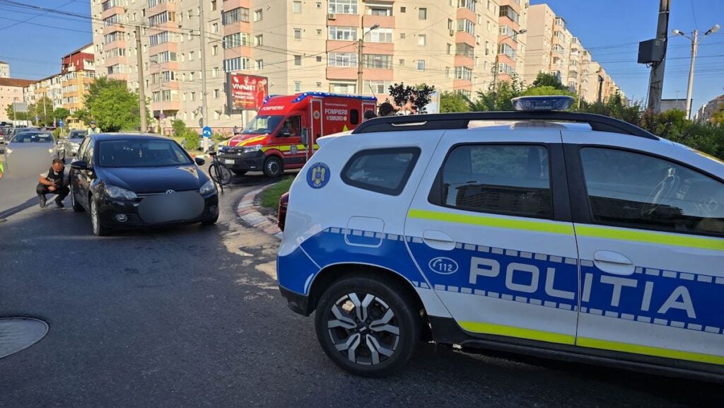 Nu sunt probleme de trafic. Sursa foto IPJ Sibiu / ISU Sibiu