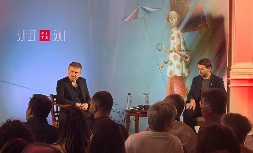 Cristian Mungiu la Sibiu/Foto: turnulsfatului.ro