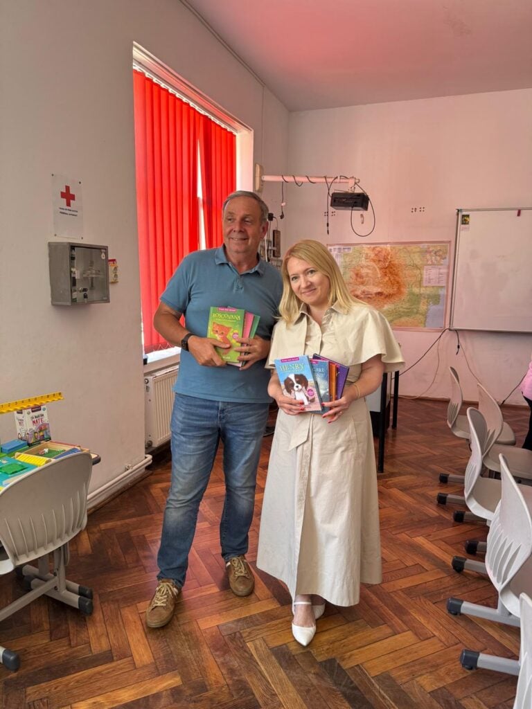 Profesorii Tudorel Drăgoi și Alina Mag