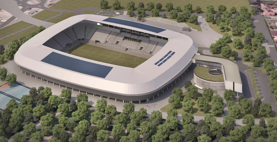 Licitația pentru proiectarea și execuția noului stadion din Oradea s-a întins pe parcursul a 11 luni. Sursa foto: Primăria Oradea