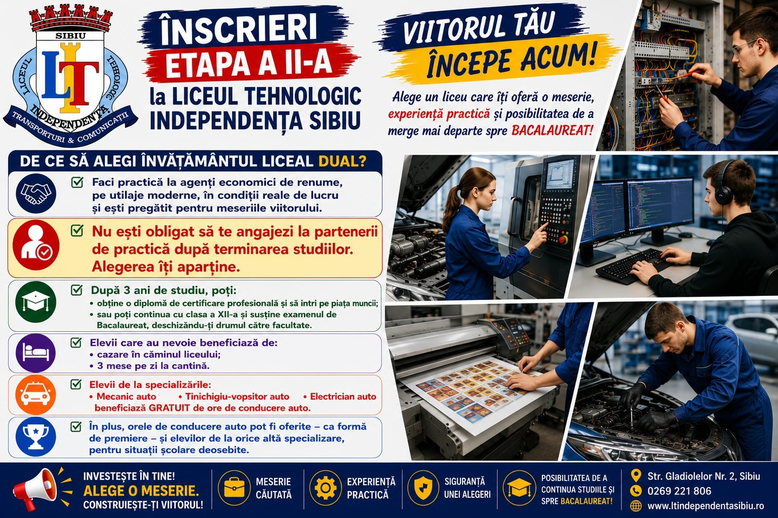 Foto Liceul Tehnologic Independența