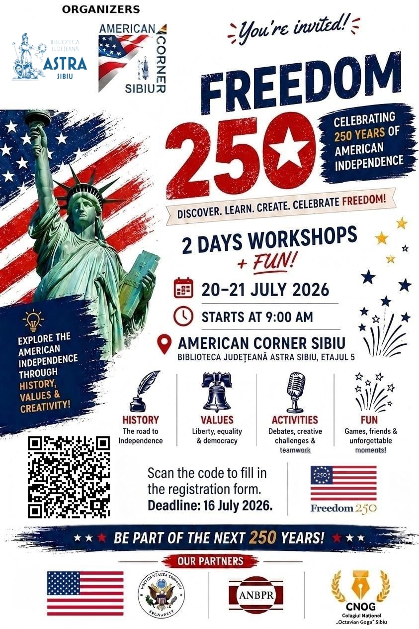 Summer Camp Freedom 250 American Corner Sibiu (1)