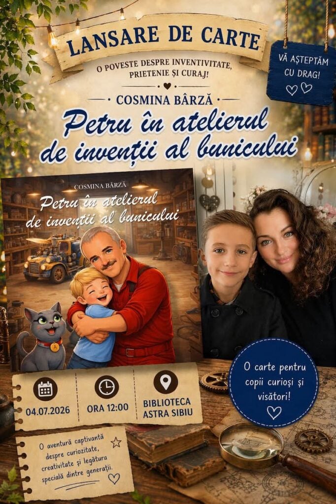 afis lansare de carte
