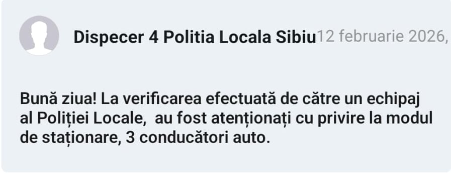 avertisment politia locala