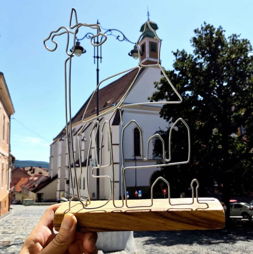 Biserica Ursulinelor, modelată de Paul Cristian Cordoș/Foto: Arhiva Personală