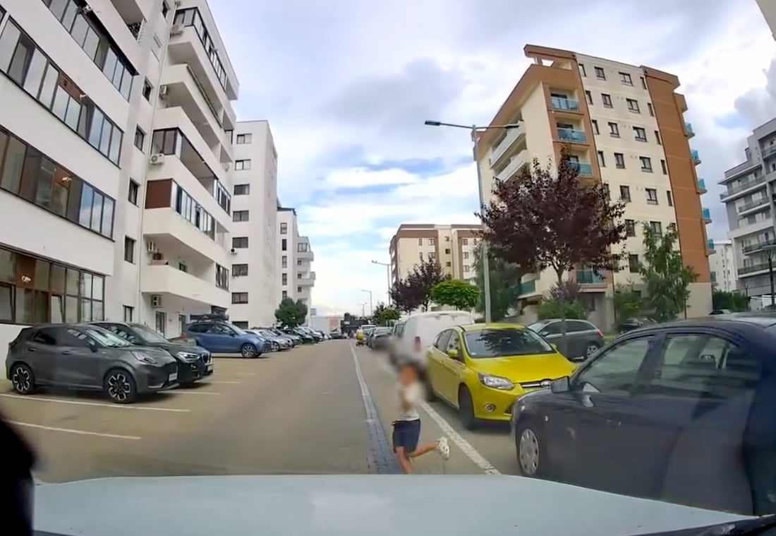 Locuitorii din zonă spun că astfel de incidente nu sunt rare. Foto: captură video