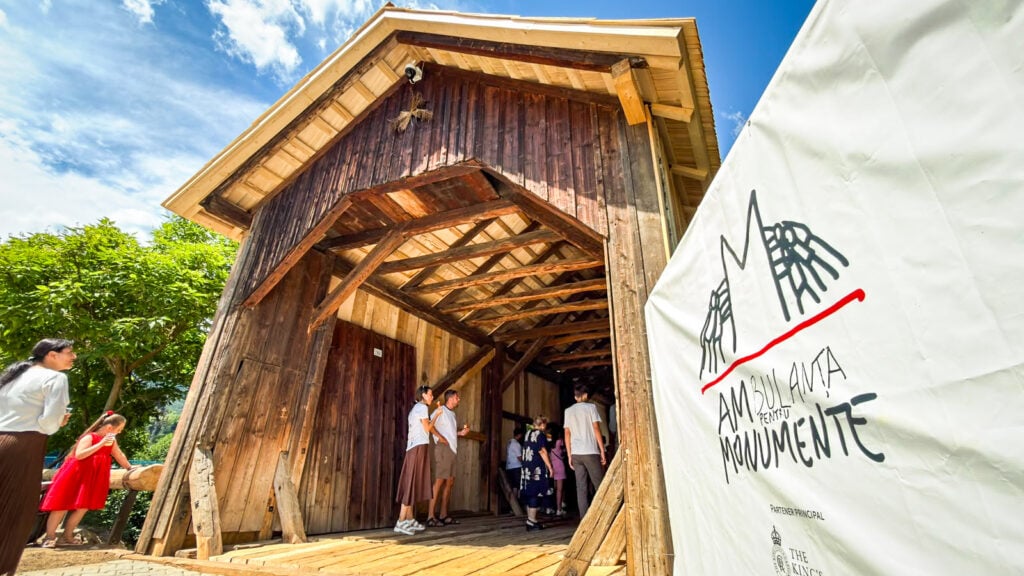 Lucrările la pod au fost finalizate/Foto: turnulsfatului.ro