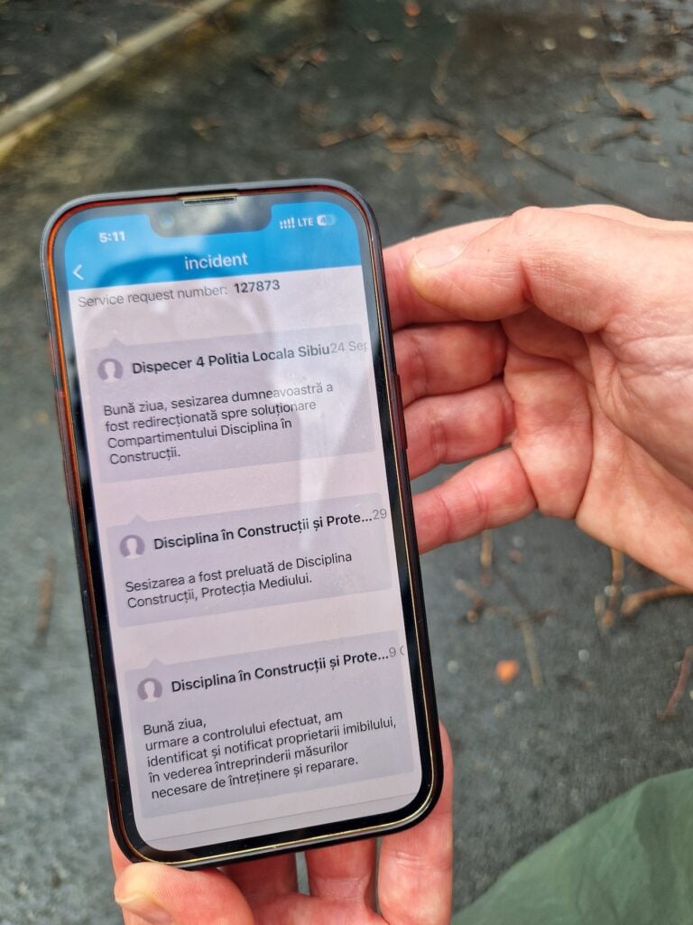 sesizari horn inclinat