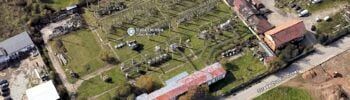 Stația Sibiu Nord este cea mai mare stație de transformare din județul Sibiu. Foto: Google Earth