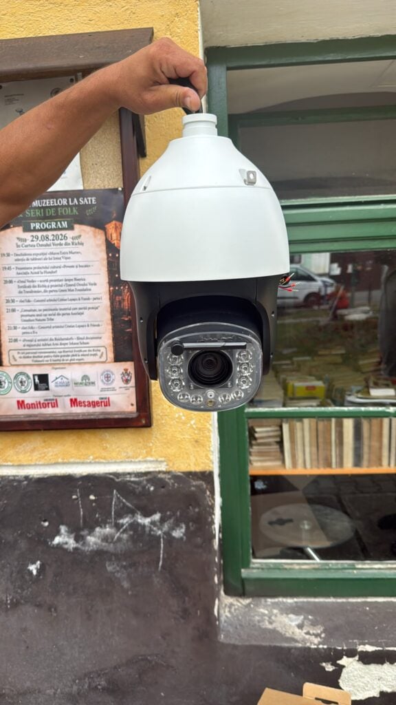 Sistem de monitorizare a fluxurilor de turiști. Foto: Primăria Biertan