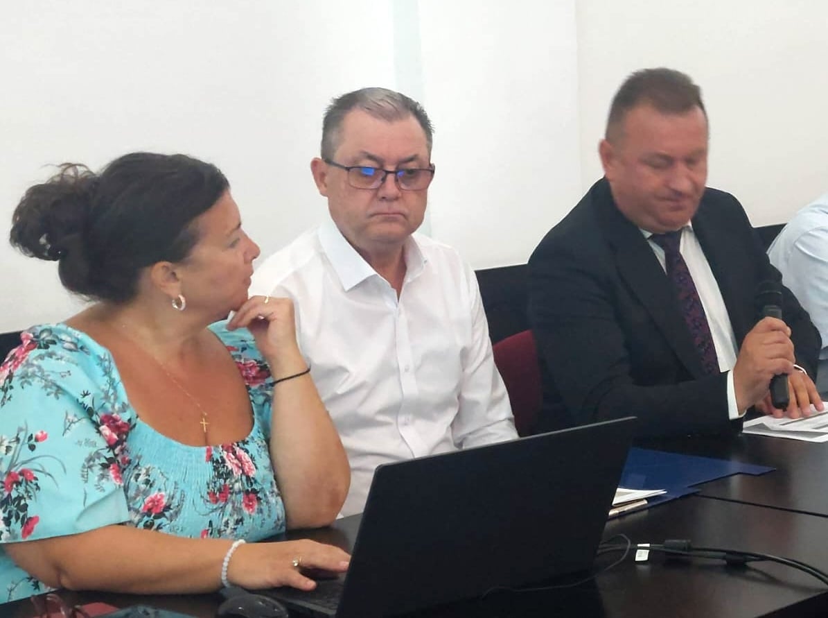 Foto: Emilian Novac, inspector școlar general în Ședința de Colegiu Prefectural