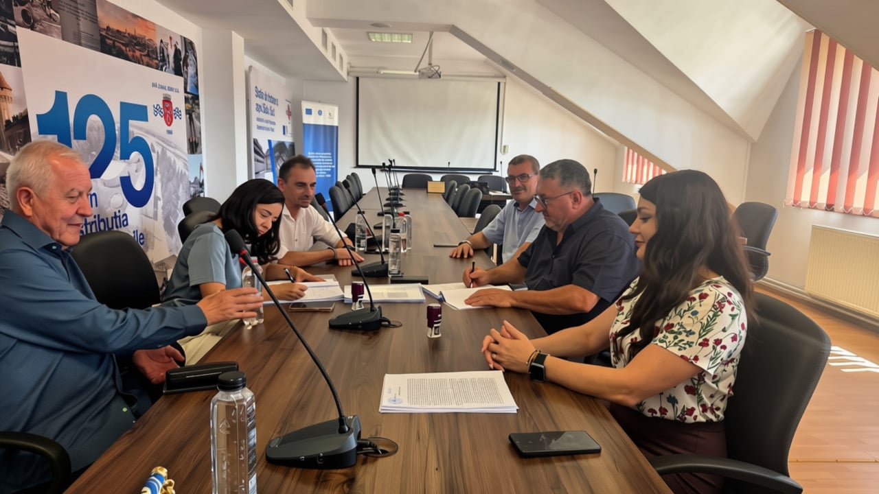 Contractul prevede modernizarea treptei mecanice și realizarea unei instalații pentru uscarea nămolului. Foto: apacansb.ro