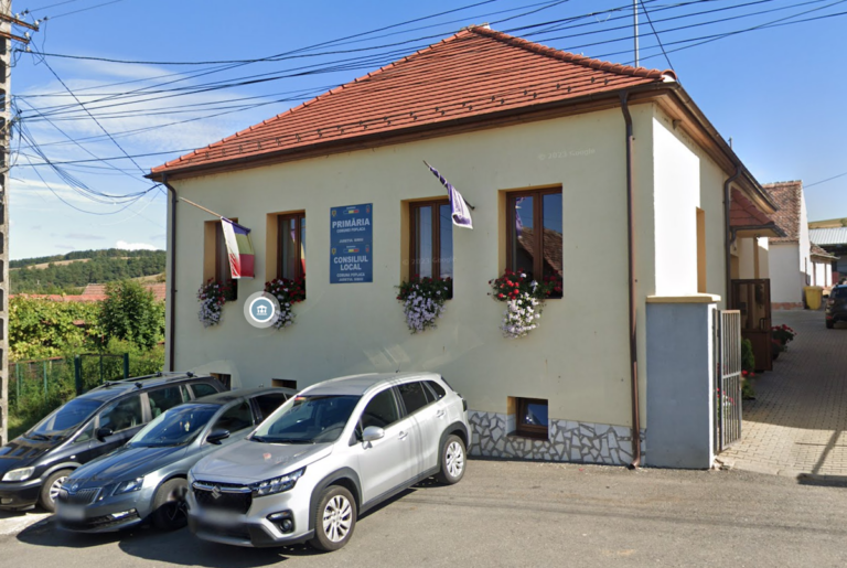 Sediul primăriei Poplaca. Foto: captură Google Maps