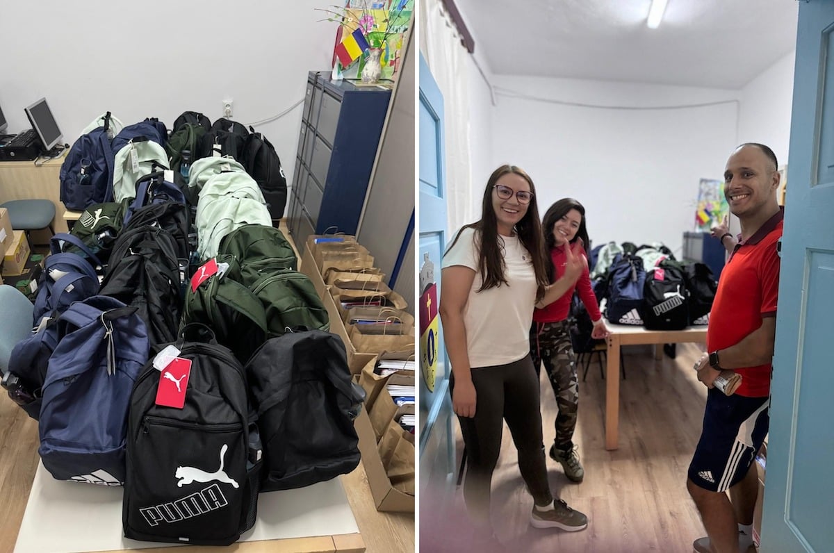 Asociația vrea să strângă rechizite pentru aproximativ 40 de copii/Foto: Colaj turnulsfatului.ro