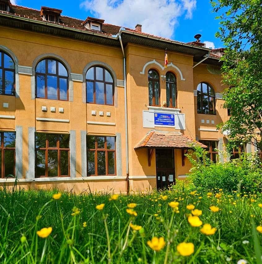 Școala Gimnazială „Sava Popovici Barcianu” din Rășinari/Foto: Facebook