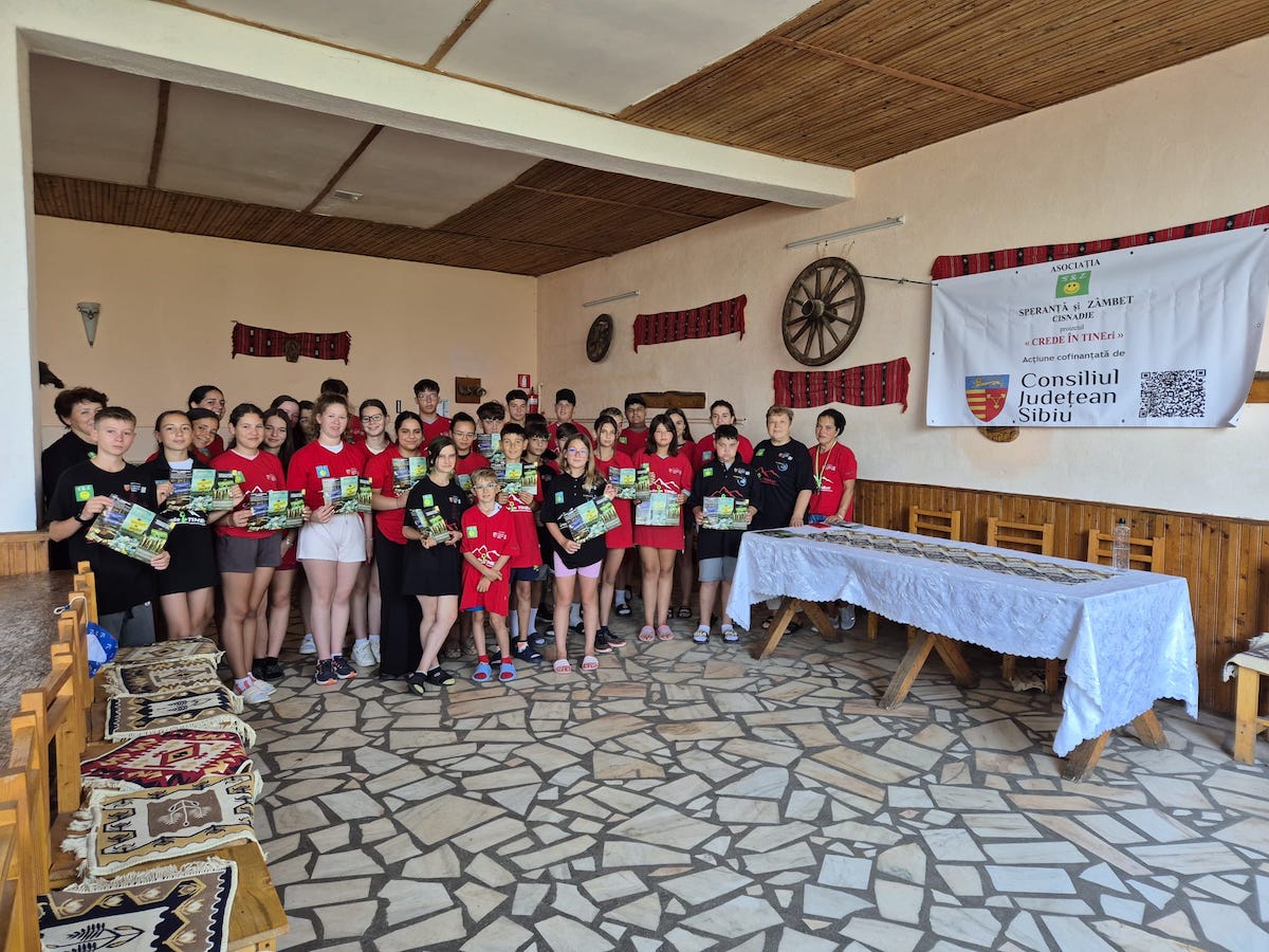 Tabăra a avut loc în perioada 3-8 august/Foto: Asociația „Speranță și Zâmbet” din Cisnădie